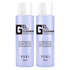 YUKI 美甲凝膠卸除用凝膠美甲大容量凝膠清潔劑 250ml, 2個