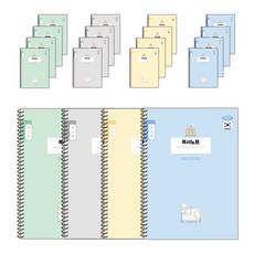 PENPIA 1 000 小學線圈筆記本 1-6年級讀書心得筆記 通用, 隨機出貨, 20個