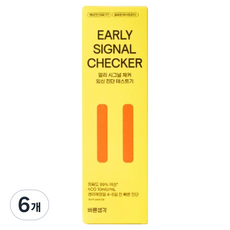 바른생각 얼리 시그널 체커 임신테스트기, 6개, 1개입
