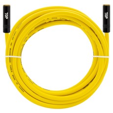 HDtop 韓國製 3.5 立體聲 AUX FF 延長線 2m, 黃色, 1個, HT-TP2427