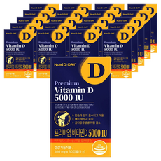 뉴트리디데이 프리미엄 비타민D 5000 IU 9g, 30정, 21개