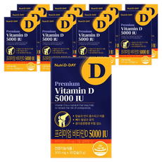 뉴트리디데이 프리미엄 비타민D 5000 IU 9g, 30정, 12개