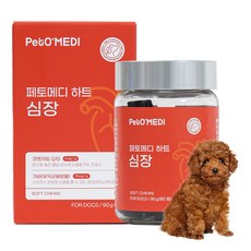 페토메디 강아지 영양제, 80정, 심장, 1개