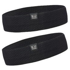 vian 運動涼感跑步髮帶, 黑色, 2個