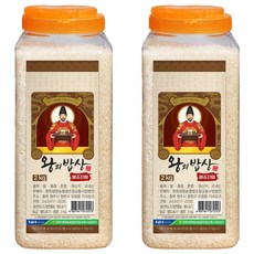 청원생명농협 통에담은 왕의밥상 백미 상등급, 2kg, 2개