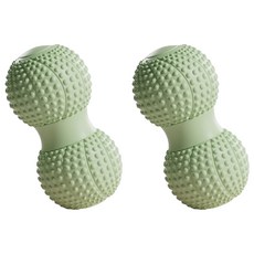 레디엘로 TPE 땅콩 마사지볼, 2개, 그린