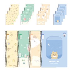 PENPIA 1 000 小學聽寫線圈筆記本 共用, 隨機出貨, 20個