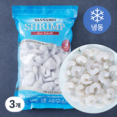 팜앤푸드 꼬리 자른 생새우살 61~70입 (냉동), 900g, 3개