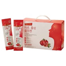 Korean Red Ginseng 石榴紅蔘膠原蛋白果凍條隨身包, 1組, 600g