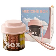 How's Room 便攜式藥盒 粉紅色, 1個