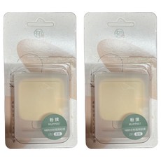 Sunland HAJIME NBR 水粉兩用粉撲 方形, 單一顏色, 2盒