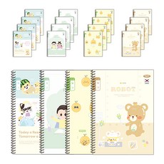 Penpia 1000 小學春季筆記本男孩 1-2 天, 隨機出貨, 20入