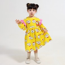 韓國 MInIBEBE 女童可愛馬爾濟斯日常連身裙