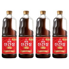 샘표 진간장 골드, 1.7L, 4개