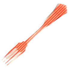 사브르 스트라이프 케익포크, 오렌지, 1개