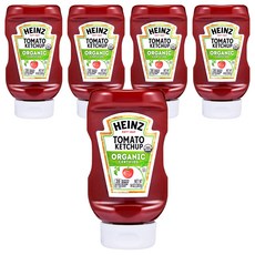 하인즈 유기농 토마토 케찹, 397g, 5개