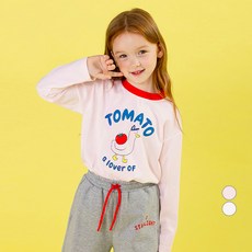 ILoveJ 兒童款我愛番茄單面棉T恤