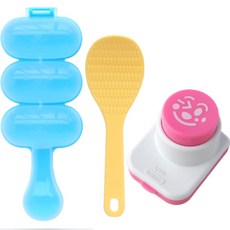 Magic 海苔打洞器 + 飯糰製作器組合, 混合顏色, 1套