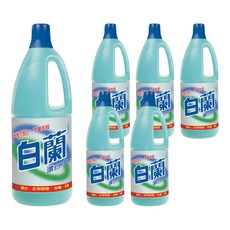白蘭 漂白水, 6瓶, 1.5L
