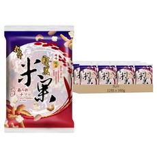 丸什 米果堅果 香辣, 160g, 12包