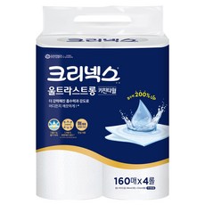 Kleenex 超強韌廚房紙巾, 160張, 4個