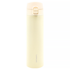 LocknLock 樂扣樂扣 SlimFit系列彈蓋式保溫瓶, 象牙白, 400ml, 1個