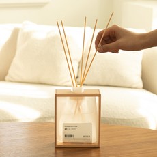 ARONICA 天然木無塗層框架 Chapter擴香瓶 正品, 純棉草本香, 200ml, 1個