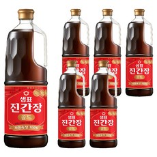 샘표 진간장 골드, 1.7L, 6개
