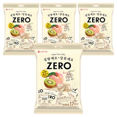 LOTTE 樂天 Zero水果軟糖, 4袋, 238g