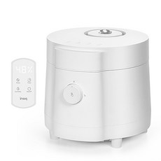 inoq 316全不鏽鋼大容量遙控加熱式加濕器 5L, 白色, IA-AHD810