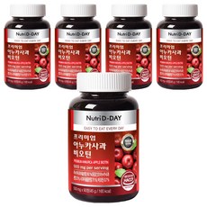 뉴트리디데이 프리미엄 아누카사과 비오틴 45g, 90정, 5개