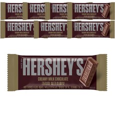 HERSHEY'S 好時 絲滑牛奶巧克力, 8條, 40g