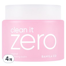 BANILA CO 芭妮蘭 零感肌瞬卸凝霜 經典款, 180ml, 4個