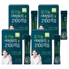 에이치엘사이언스 유기농 새싹보리 2100 착즙 분말, 30.8g, 4개
