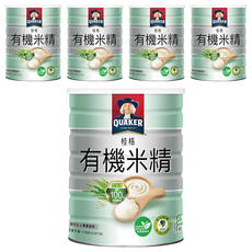 QUAKER 桂格 有機米精 4個月以上適用, 500g, 5罐