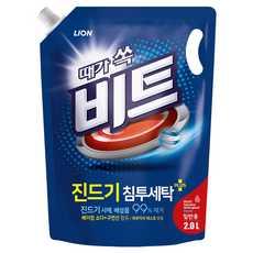 비트 때가쏙 진드기 일반 액상세제 리필, 2L, 1개