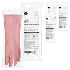 코멧 키친 고무장갑, 인디핑크, 대(L), 20세트