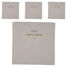 ibis 正方形精裝素描本 200g 象牙白, 4個, 175 x 175 mm