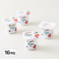 요플레 라이트 슈퍼베리, 80g, 4개입, 4개