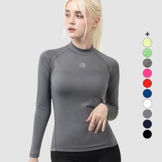 아르메데스 기능성 여성 요가복 긴팔 터틀 R-251