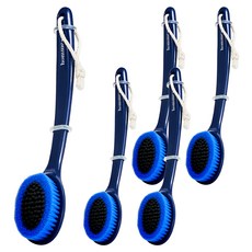 AKei. 多合一沐浴刷, 1個裝, 5個, 海軍藍