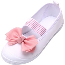 Wow Kids 女童用 NR 3層蝴蝶結亮片棉質室內鞋