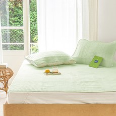 더자리 쿨쿨자요 아이스브릭 냉감 누빔패드 고정밴드형, 아이스민트