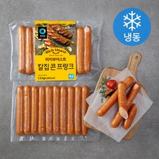 대상 리치부어스트 칼집 콘 프랑크 (냉동), 750g, 2개