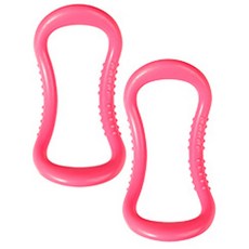 RAON FACTORY Rion 手柄握感瑜珈環 2入, 粉紅色