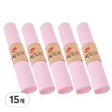 마다꾸미 컬러 주름지 크래프트지 25 x 250cm 02 라이트핑크, 15개