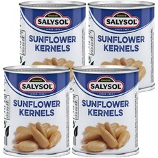 SALYSOL 薩里 迷你罐頭 葵花籽 西班牙老牌零食大廠 輕巧 可隨身攜帶 香脆可口越吃越涮嘴, 55g, 4罐