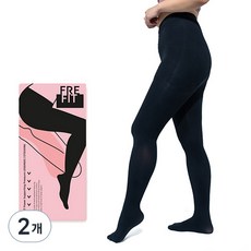 프레핏 파워서포팅 데일리 압박 스타킹 유발, 팬티형, 2개