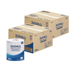 Yuhan Kimberly Kleenex Air Cell大捲筒衛生紙, 140m, 3入, 8個
