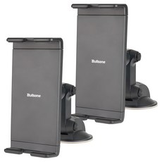 Bullsone 勁牛王 儀表板平板手機支架, 2個, 黑色
